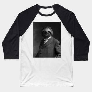 Gentleman Sloth 8# - Print / Home Decor / Wall Art / Poster / Gift / Birthday / Sloth Lover Gift / Animal print Canvas Print Baseball T-Shirt